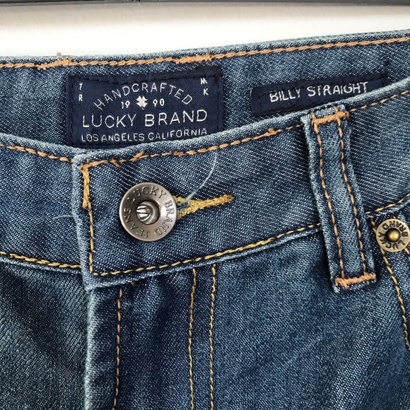 Lucky Brand Boys Billy Straight Jeans with Patches - Picture 2 of 11